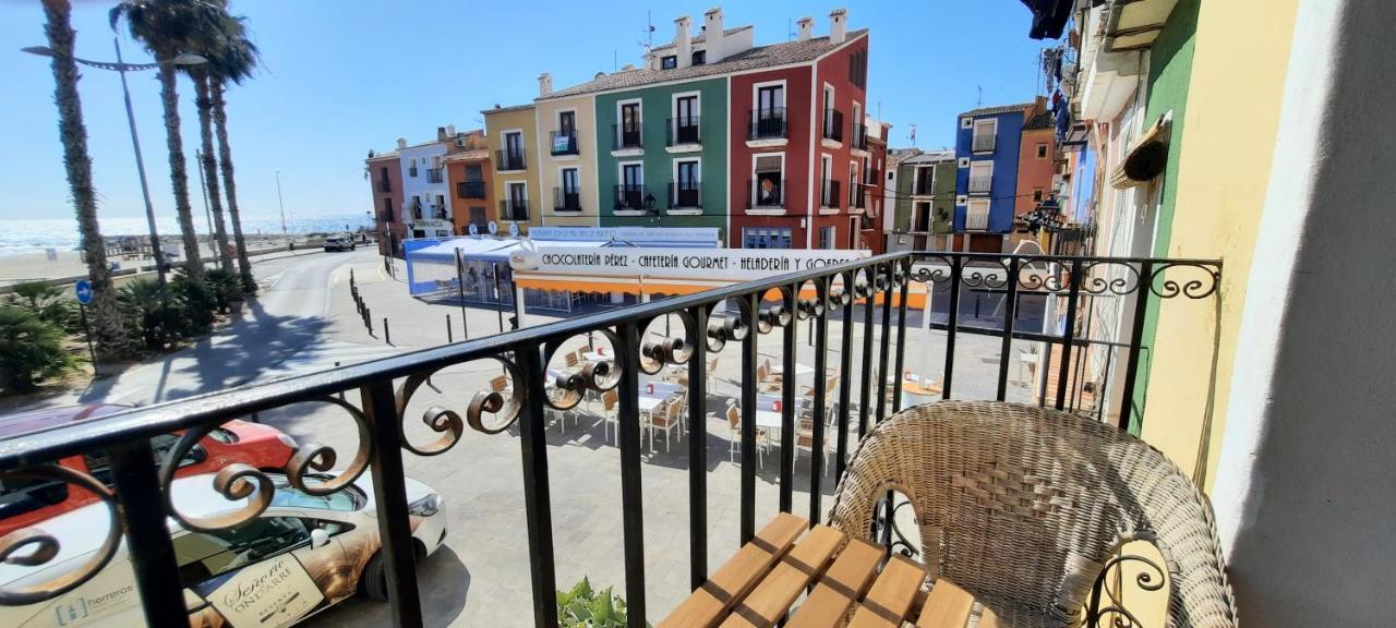 Ar28-1, Coqueto Apartamento En Primera Linea De Playa Вильяхойоса Экстерьер фото