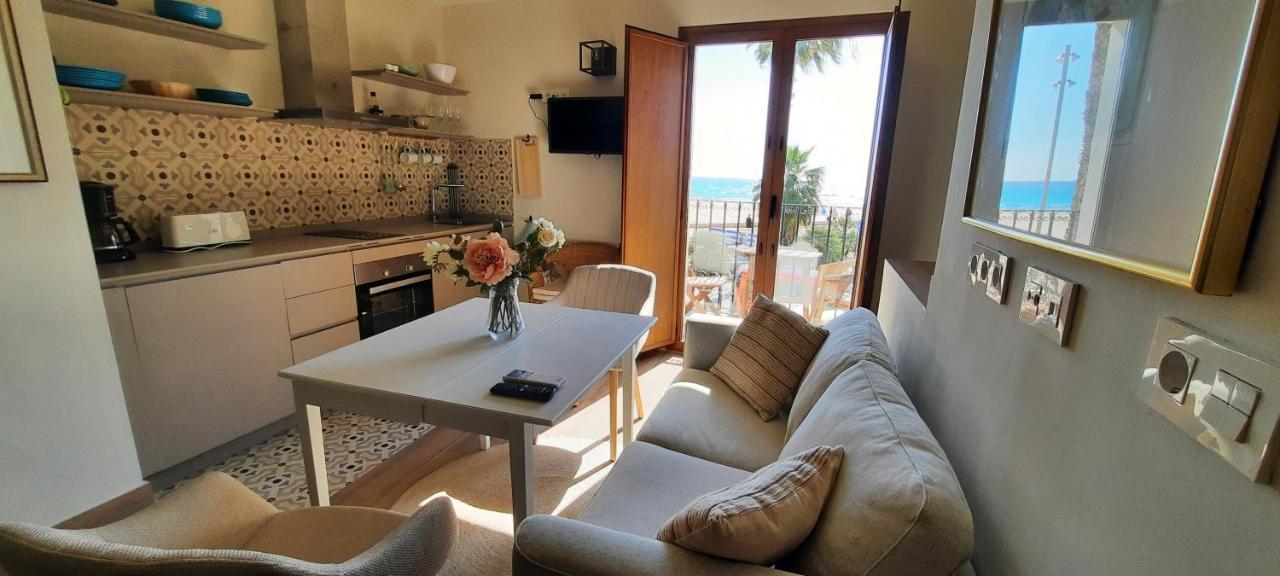 Ar28-1, Coqueto Apartamento En Primera Linea De Playa Вильяхойоса Экстерьер фото