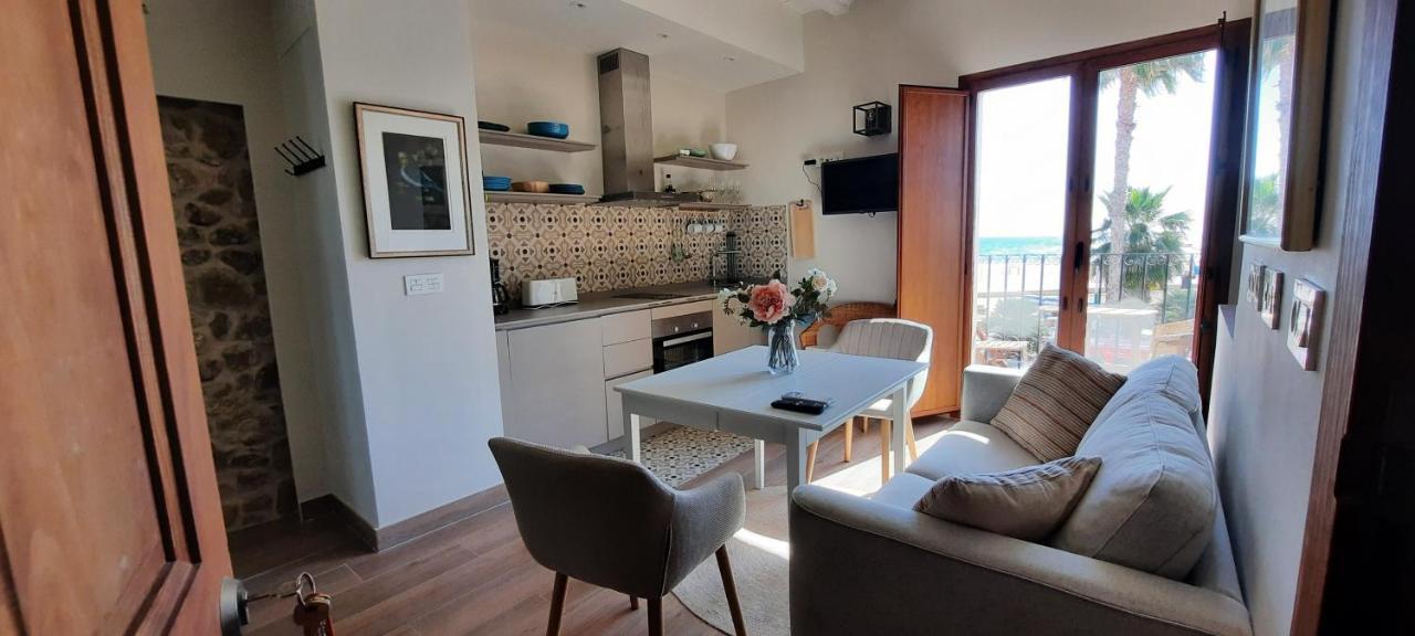 Ar28-1, Coqueto Apartamento En Primera Linea De Playa Вильяхойоса Экстерьер фото