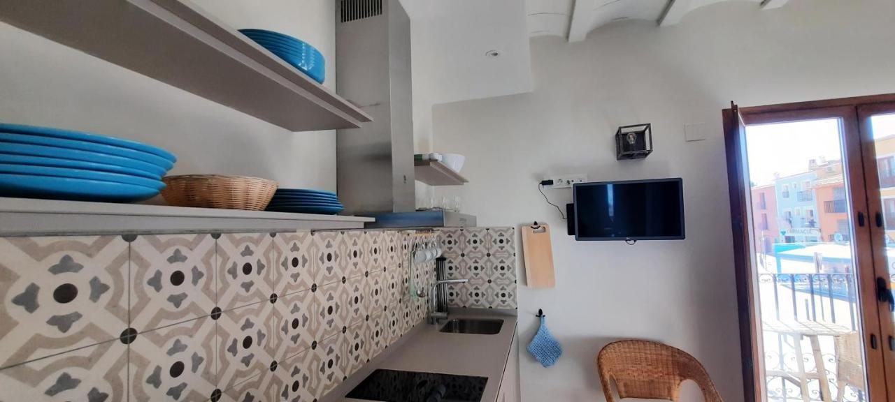 Ar28-1, Coqueto Apartamento En Primera Linea De Playa Вильяхойоса Экстерьер фото