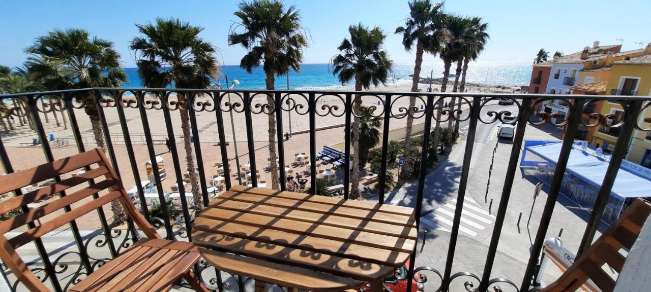 Ar28-1, Coqueto Apartamento En Primera Linea De Playa Вильяхойоса Экстерьер фото